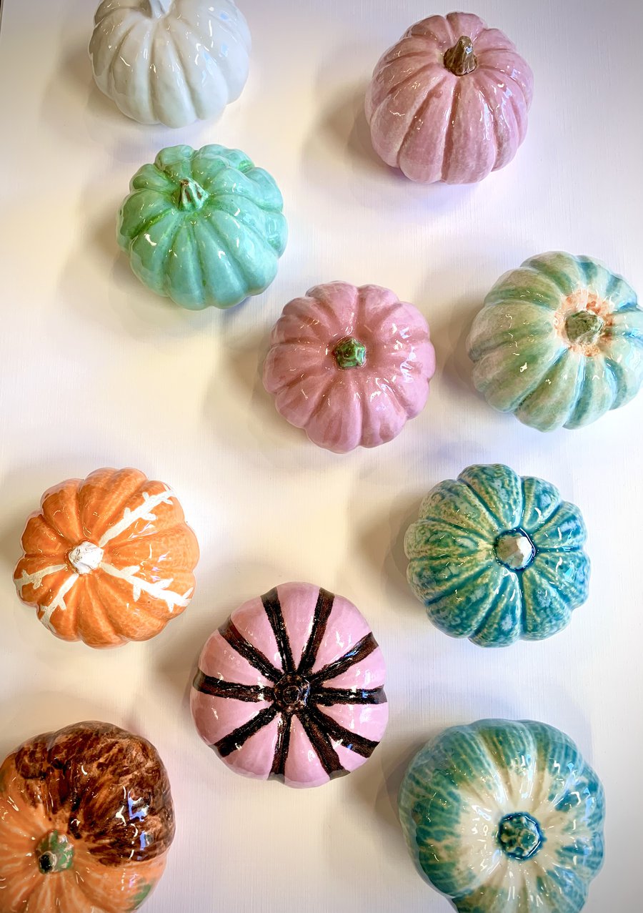 Paint Your Own Ceramic Pumpkin! image