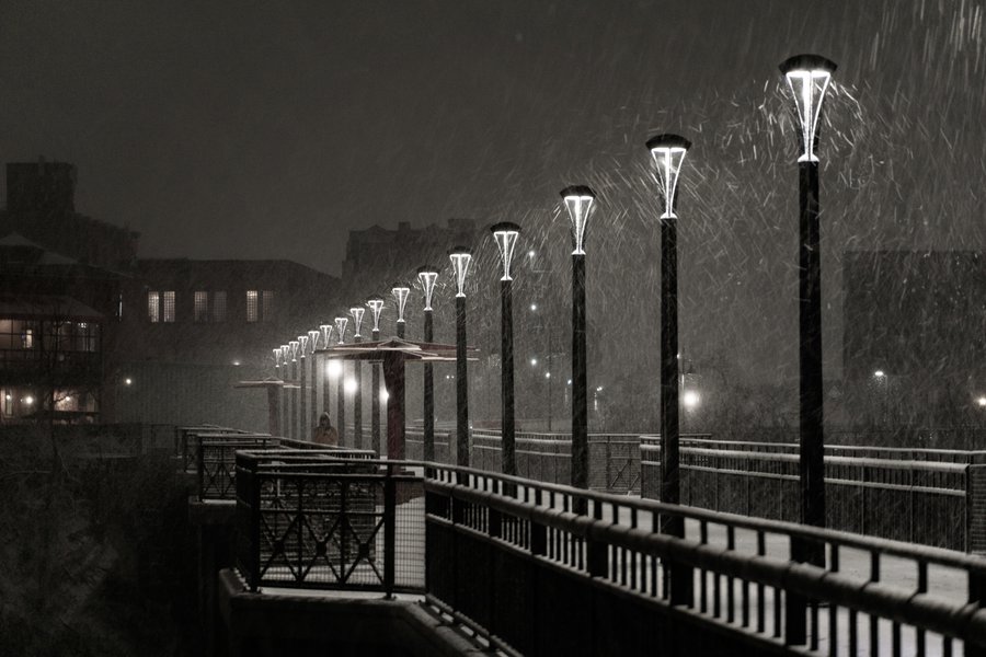 Winter Night Photography image
