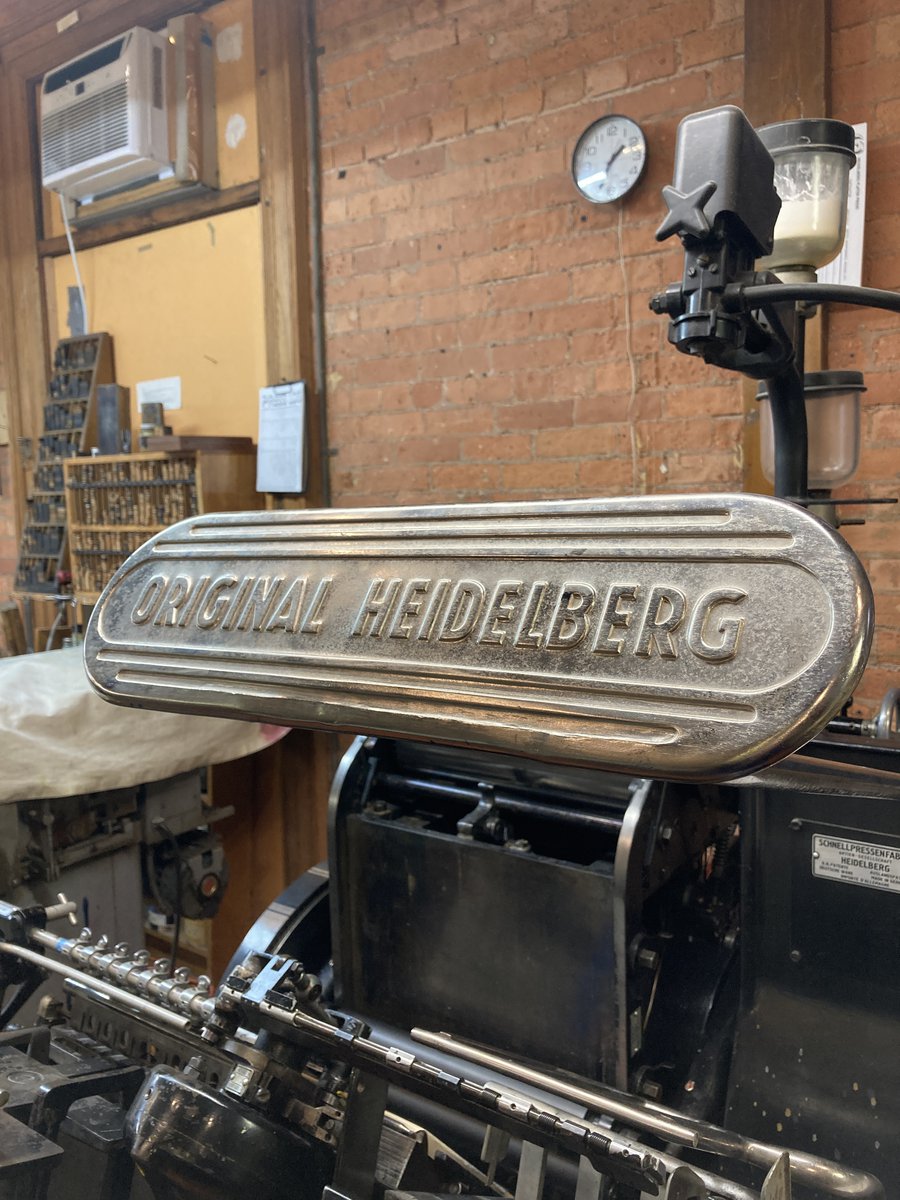 The Heidelberg Platen Press image