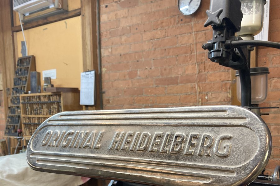 The Heidelberg Platen Press image