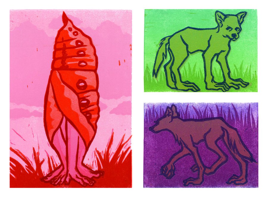 Linoleum Printing II: Reduction Prints image