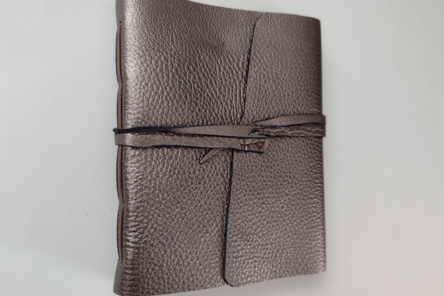 Bookbinding: Long Stitch Leather Journal image