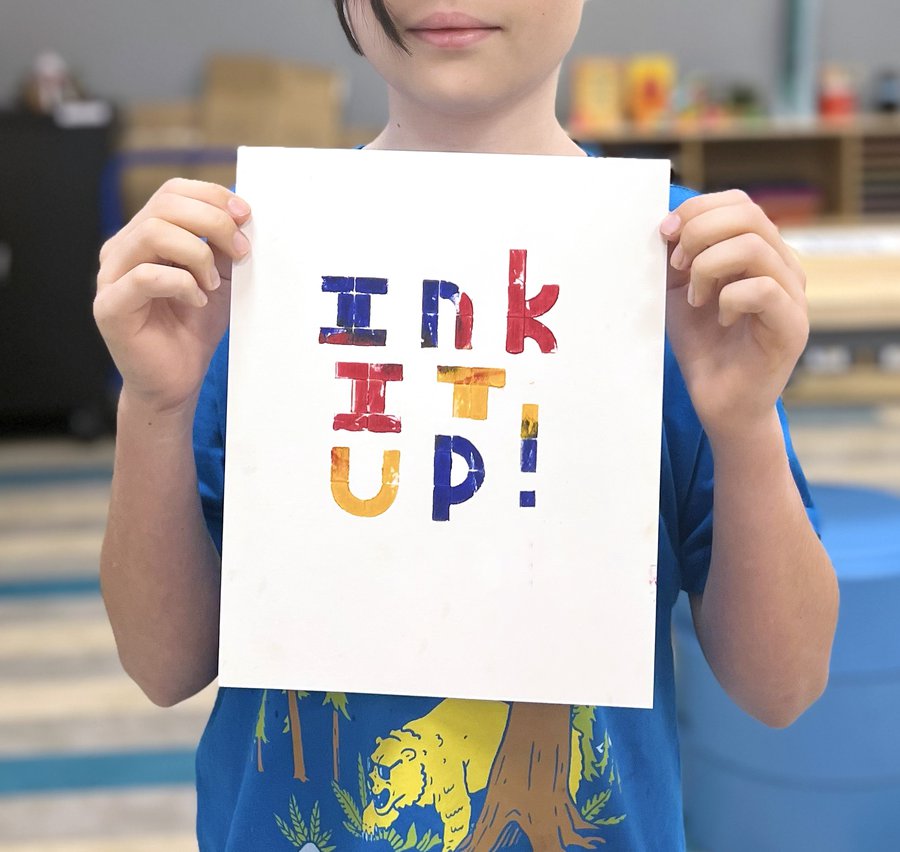 Inky Fingers: Lego Printing (Ages 6 - 9) image