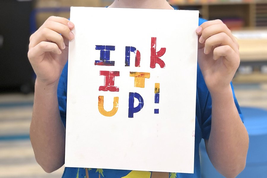 Inky Fingers: Lego Printing (Ages 8 - 12) image