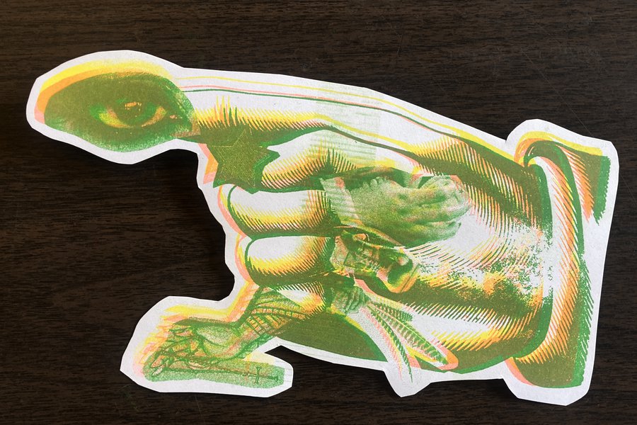 The Perfect Blend: Wood Type + RISO image