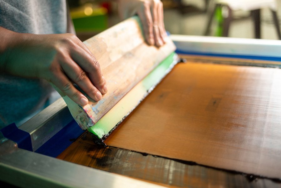 Monoprinting II: Silkscreen image