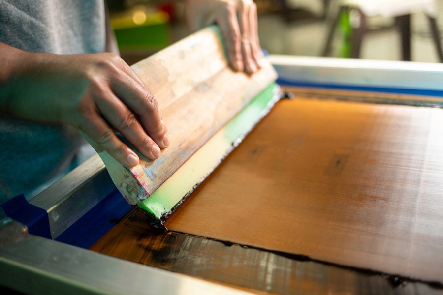 Monoprinting II: Silkscreen image