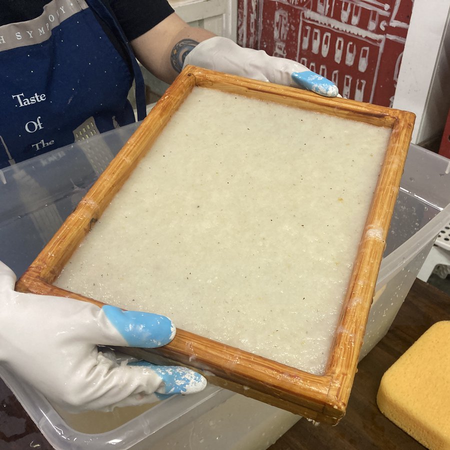 Papermaking 101: Deckle, Pellon & Pulp image