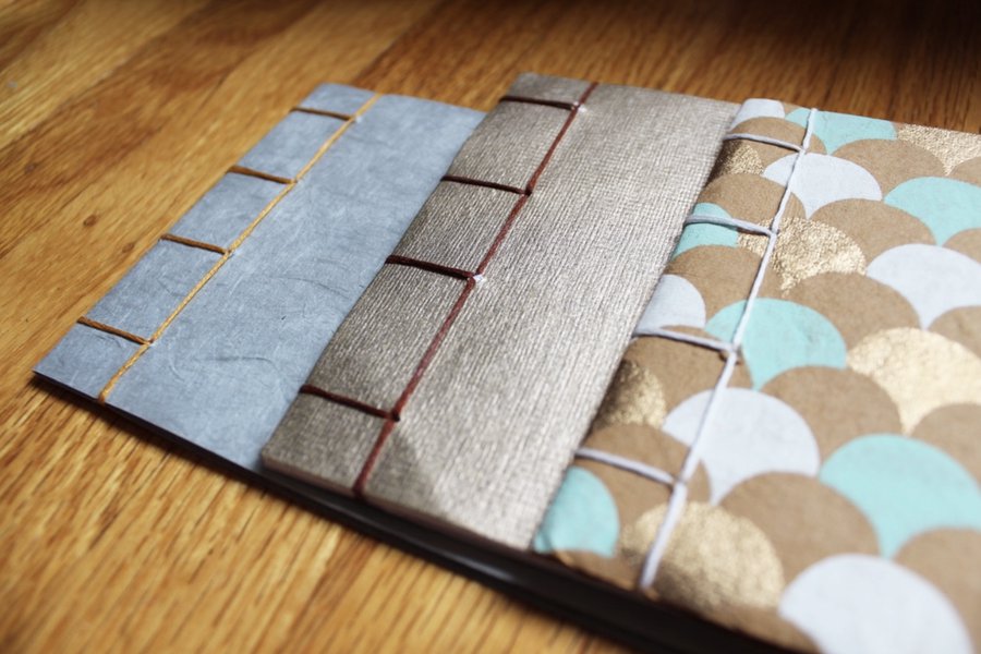 Bookbinding: Japanese Side Stitch image